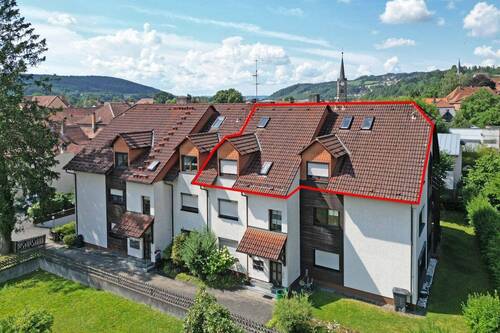 Luftbild - 4 Zimmer Etagenwohnung in Kronach