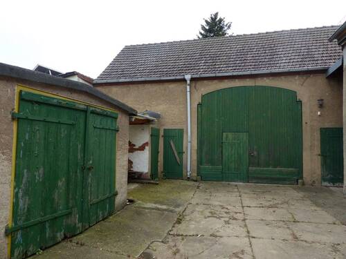 Garage und Scheune - 3 Zimmer Einfamilienhaus zum Kaufen in Belgern-Schildau OT Seydewitz