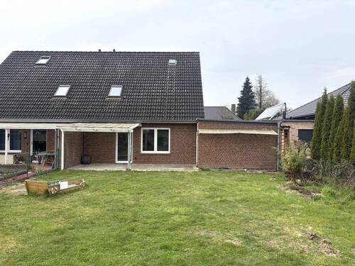 Rückansicht - Doppelhaushälfte mit 99,70 m&sup2; in Lüchow zum Kaufen