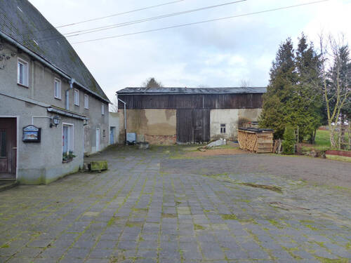 Hofansicht B.2 - 9 Zimmer Bauernhaus, Landhaus zum Kaufen in Wermsdorf OT Wadewitz