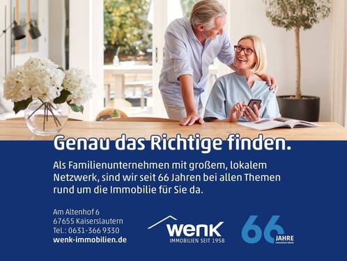 Immobilien Wenk - 2 Zimmer Etagenwohnung zum Kaufen in Landstuhl