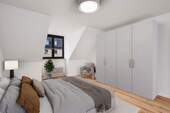 Schlafzimmer mit viel Platz - 