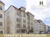 Straßenfassade - 3 Zimmer Etagenwohnung zum Kaufen in Leipzig