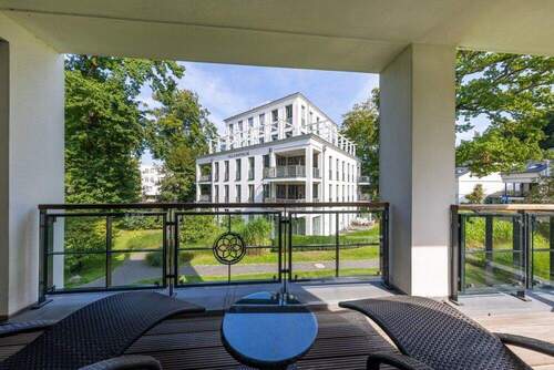 Blick vom Balkon Süd-Ost in Richtung Strandpromena - 