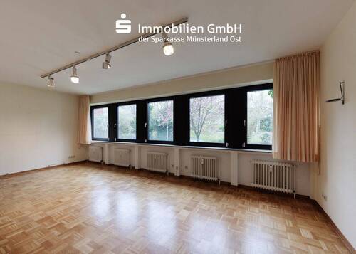 Wohnzimmer - Etagenwohnung mit 92,00 m&sup2; in Münster zum Kaufen