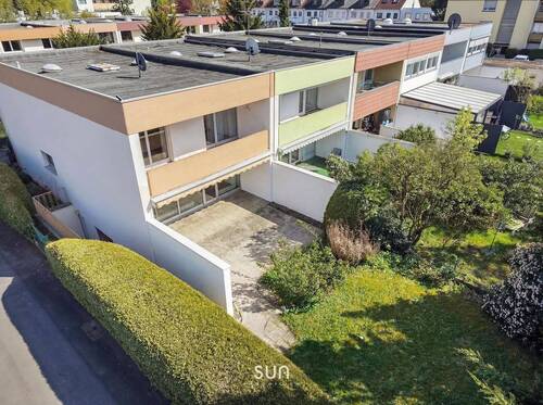 LUFTANSICHT - FAMILIENTRAUM MIT GARTEN - 121 m² in ruhiger, grüner Wohlfühllage