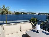 Ausblick vom Balkon - Exklusive Wasserlage an der Dahme - Courtagefrei