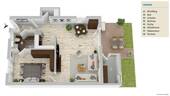 Grundriss Wohnung - 