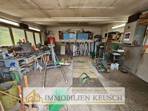 Werkstatt mit Grube - 