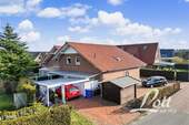 Carport mit Geräteraum - 5 Zimmer Doppelhaushälfte zum Kaufen in Edewecht / Portsloge