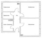 Wohnungsgrundriss - 