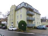 Hausansicht - Schicke 2- Raum Eigentumswohnung mit Balkon und Fahrstuhl in Döbeln zu verkaufen