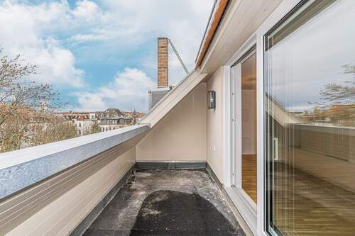 Terrasse - 3 Zimmer Etagenwohnung in Leipzig