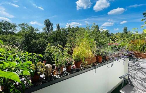 Ausblick Süd-Balkon 4.OG - Etagenwohnung in Berlin zum Kaufen