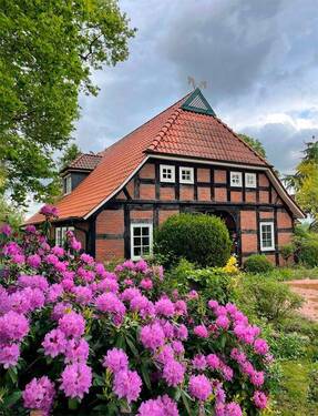 Ansicht - 5 Zimmer Bauernhaus, Landhaus in Asendorf
