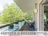 Hauptbereich des 18 m² großen Balkones - Etagenwohnung mit 82,00 m&sup2; in München zum Kaufen