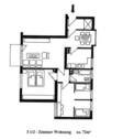 Grundriss der Wohnung - 