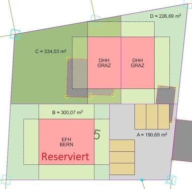 Reserviert Aufteilung auf Grundstück.jpg - Doppelhaushälfte mit 107,00 m² in Seukendorf zum Kaufen