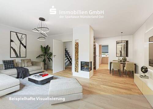 Wohn-/Essbereich - Reihenmittelhaus mit 134,00 m&sup2; in Warendorf / Müssingen zum Kaufen