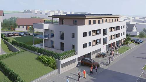 AUßENANSICHT - Innovative Neubauwohnungen mit 4,5 Zimmer