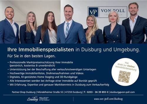 Team & Leistungen - Etagenwohnung mit 53,30 m&sup2; in Duisburg / Neudorf zum Kaufen