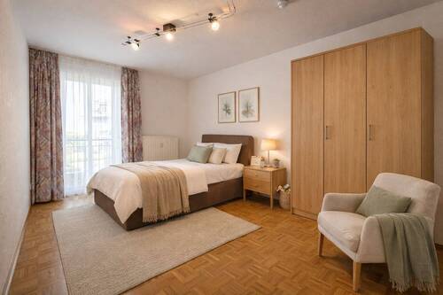 Schlafzimmer illustriert - 