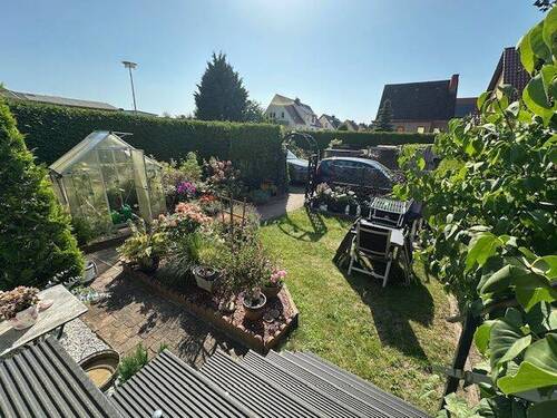 Gartenzugang - Doppelhaushälfte mit 116,00 m² in Güstrow zum Kaufen