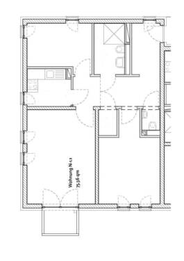 Grundriss WE 20 - Helle 2-Zimmer-Etagenwohnung mit Balkon in Ennepetal