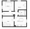 Grundriss 3-Zimmer - 