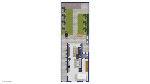 Erdgeschoss und Garten - 