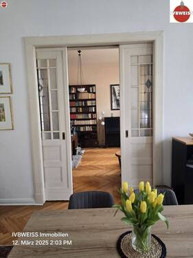 Detail Doppelflügeltür, A2 - 5 Zimmer Etagenwohnung zum Kaufen in Berlin