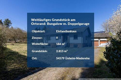 Haus in Niederehe - 8 Zimmer Einfamilienhaus zum Kaufen in Üxheim-Niederehe