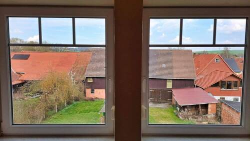 Fensterblick Spitzboden - 