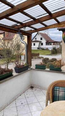 Terrasse über der Garage - Mehrfamilienhaus, Wohnhaus in Barchfeld-Immelborn