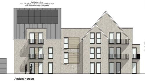 Ansicht Norden - 2 Zimmer Etagenwohnung in Moormerland