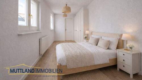Gestaltungsmöglichkeit Schlafzimmer ohne Arbeitsbe - 