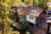 Luftaufnahme - Freistehendes Einfamilienhaus in ruhiger Waldrandlage von Oberflockenbach