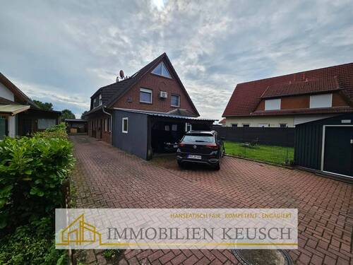 Vorderansicht - 5 Zimmer Doppelhaushälfte zum Kaufen in Ottersberg / Otterstedt
