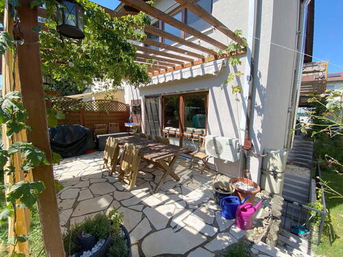 Terrasse mit Pergola - 