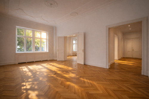 Raumanimation nach Sanierung - Altbau am Savignyplatz, designed by quality