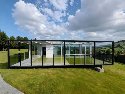 Lichtdurchflutetes Architektur-Juwel mit Panoramablick in idyllischer Landschaft - 2 Zimmer Mehrfamilienhaus, Wohnhaus zum Kaufen in Ering am Inn