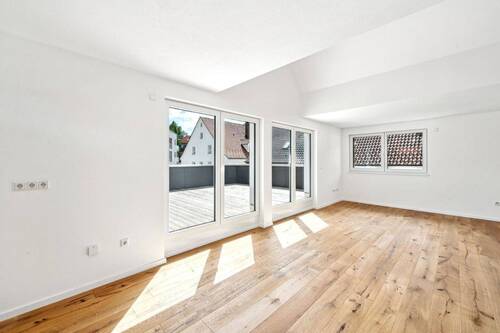 Wohnzimmer - Etagenwohnung mit 86,00 m² in Sigmaringen zum Kaufen