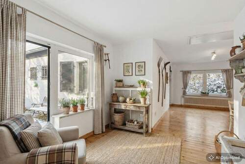 Wohnzimmer mit Einrichtungsbeispiel - 