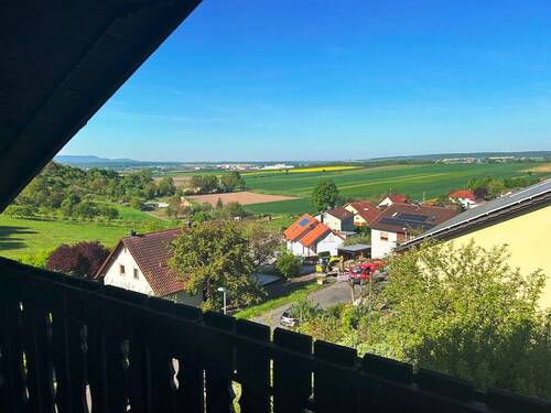 Ausblick vom Balkon im DG - 