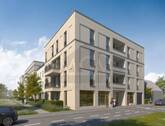 Vordaansicht 368,51 m² - ERSTBEZUG -Gewerbeeinheit mit ca. 184 qm inkl. Außenfläche in Nied!