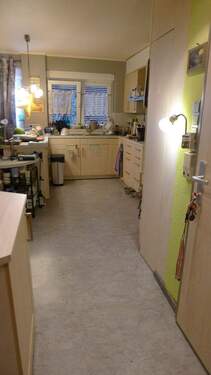 Wohn-Küche.JPG - 3 Zimmer Etagenwohnung in Frankfurt am Main