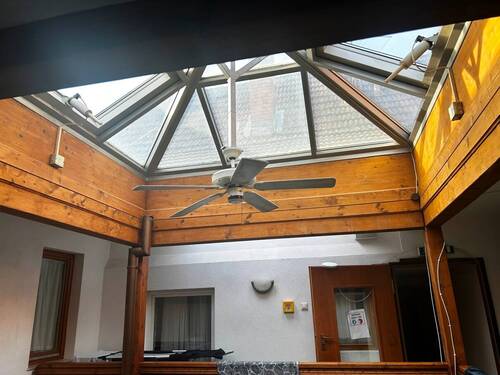 Glaskuppel im Lichthof - 