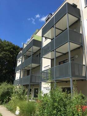 Gartenansicht - Etagenwohnung mit 54,00 m² in Nürnberg zur Miete