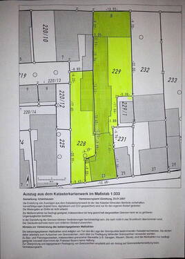 Lageplan des Areals - 