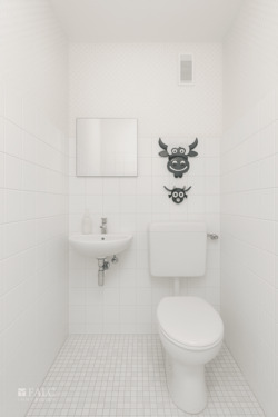 WC Weiß Gestrichen Vorschlag - 